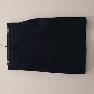 NEW Olsen Women Drawstring Midi Skirt Black Size XS